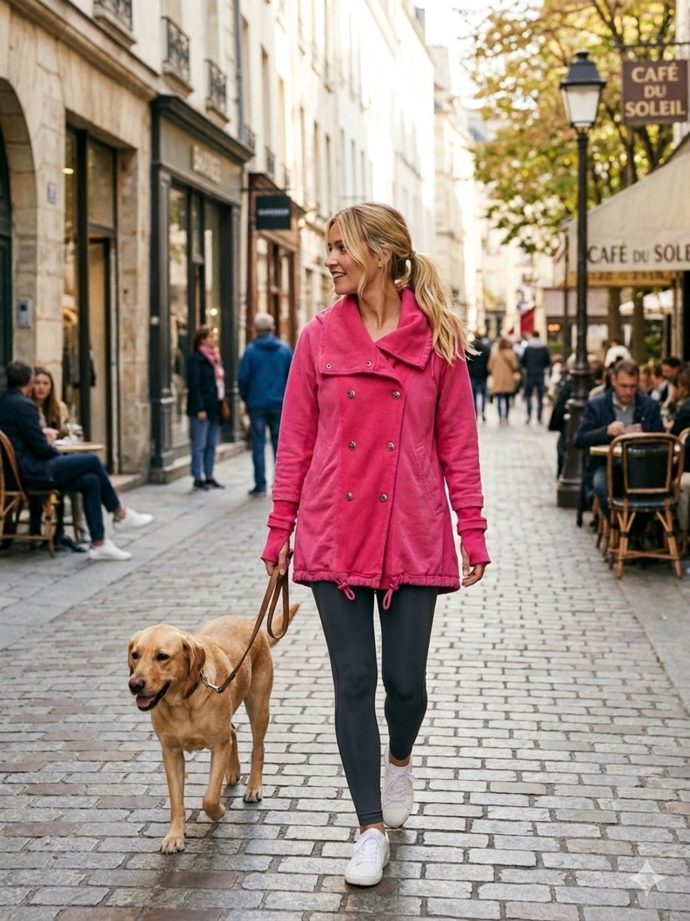 lululemon athletica Women's Hot Pink Draped Zip Jacket